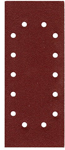 50er Pack Schleifpapier Schleifblatt 115 x 280mm 14 Loch Körnung 40-180 Schwingschleifer (115x280mm K = 120)