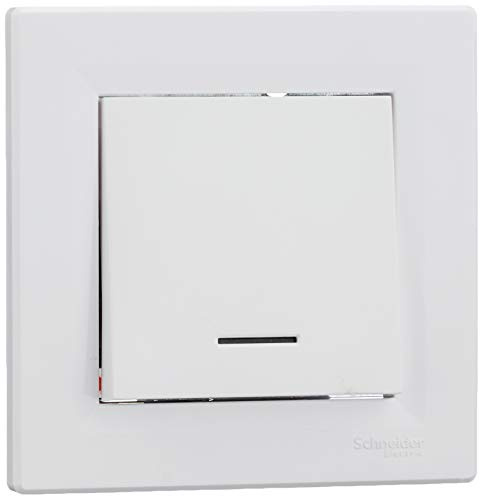 Schneider Electric SC5EPH1503121 Interrupteur va-vient lumineux encastrable complet asfora