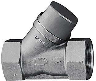 RIEGLER 103838-220.07-ES - Valvola di non ritorno, versione inclinata, ES, G 1 1/2, 0,2 bar, 1 pezzo