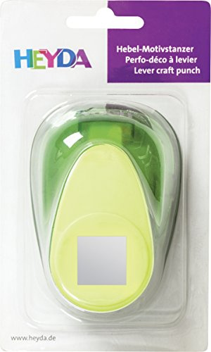 Heyda 203687580 Motivstanzer XL Motivgröße 2,5 x 2,5 cm, Motiv Quadrat