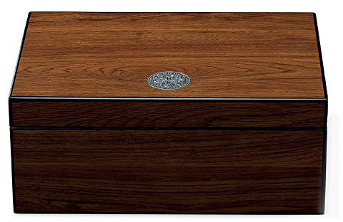 EGOIST - Humidor Cofanetto Premium I Sistema Di Umidificazione Con Igrometro I Accessorio Per Sigari In Legno I Capacità 40 Sigari I Elegante- Marrone