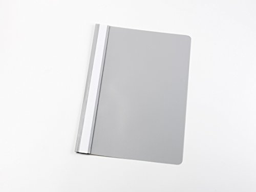 25 Schnellhefter DIN A5 / PP/Farbe: grau