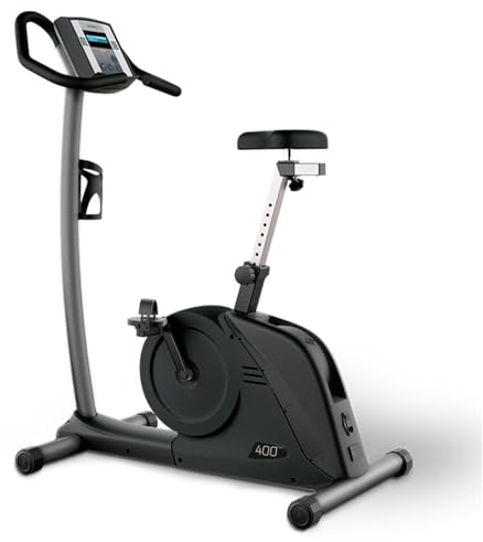 Ergo-Fit Ergometer Cycle 400, Schwarz-Weiß - Fahrradergometer, Stationärrad - Pedal-powered (non-electric), Gangschaltung, LCD oder LED, Schwarz-Weiß