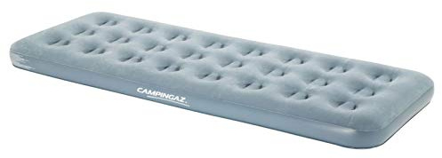 Campingaz Luftbett Quickbed Single - Indoor/Outdoor Luftmatratze eine Person, Velours Gästebett, Komfort Einzelbett, Campingbett, Wandern, Trekking, Festivals, 188 x 74 x 19 cm, max. 148 kg