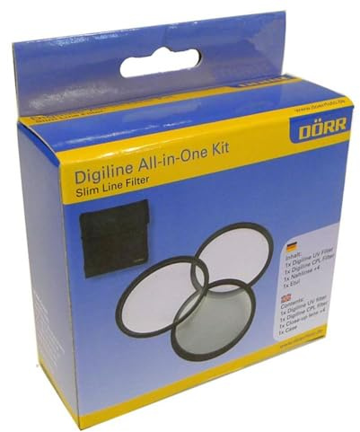 Dörr 58mm Digiline UV/CPL/Macro +4 5,8 cm Camera Filter Kit - Filtro para cámara (5,8 cm, Camera Filter Kit, 3 Pieza(s))