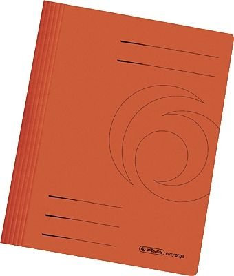 herlitz Schnellhefter easy orga, Manilakarton, orange VE = 1