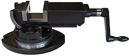 PAULIMOT 2-Achsen Maschinenschraubstock 75 mm Backenbreite 360° drehbar