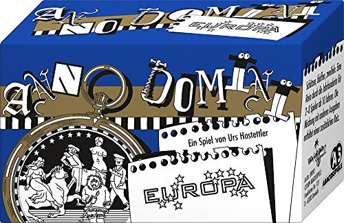 ABACUSSPIELE 09092 - Anno Domini - Europa, Kartenspiel - schätzen - bluffen - zweifeln, Yellow