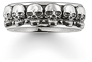THOMAS SABO Ring Totenköpfe 925 Sterlingsilber