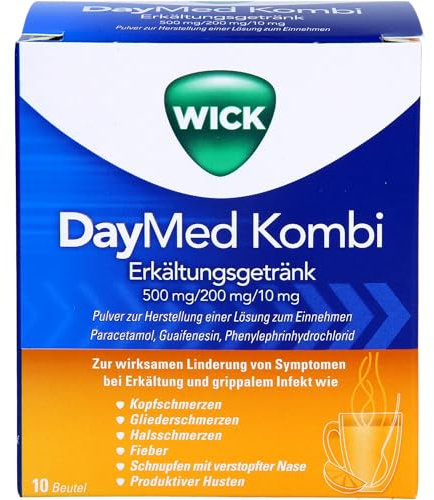 Wick DayMed Kombi Erkältungsgetränk Pulver, 10 St. Beutel