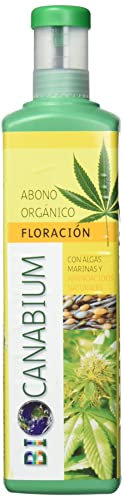 Flower - Bioflower Canabium Fertilizante Floración 1000 ml | Abono Orgánico | Con Algas Marinas y Aminoácidos Naturales | Aumenta Asimilación de Nutrientes, Único
