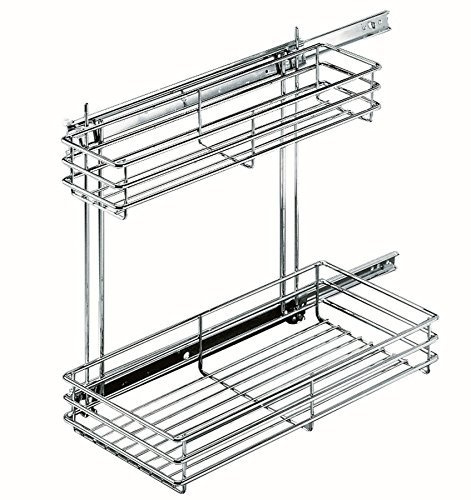 Kesseböhmer Putzmittelauszug 217 x 420 x 470 mm Spülen Schrank Küchenauszug Chrom *517909