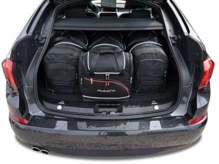 KJUST Kofferraumtaschen 4 stk kompatibel mit BMW 5 GRAN TURISMO F07 2010-2017