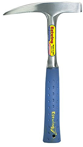 ESTWING Rock Pick - 14 oz Geology Hammer with Pointed Tip & Shock Reduction Grip - E3-14P