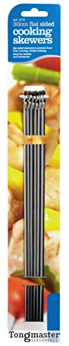 Steel Food BBQ Skewers / Chicken / Meat / Fish / BBQ - 30 Cm