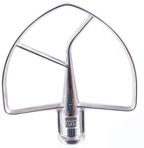 Batteur de rechange plat bruni (non couché) pour mélangeur à cuve 7A de KitchenAid (6,9 l)