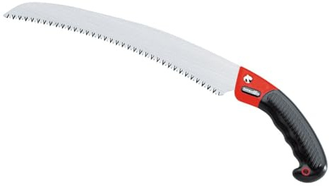 AUSONIA - 34141 BAUMSÄGE PROFI-ASTSÄGE GARTENSÄGE HANDSÄGE MIT GEBOGENEM BLATT 30 CM MIT SCHEIDE