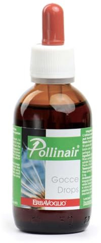 Erbavoglio Pollinair Gocce - 50 ml - Integratore alimentare con Perilla, Ribes nigrum e Mirra che aiuta a superare la stagione dei pollini.
