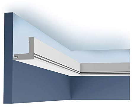 Orac Eckleiste C361 200 cm x 5 cm x 5 cm aus Polyurethan Hartschaum vorgrundiert