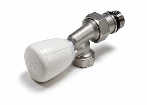 robinet thermostatisable - equerre inversé - r435 - a visser - femelle - diamètre 15 x 21 mm - giacomini r435x053