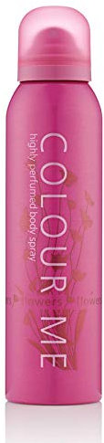 COLOUR ME Flowers Profumo da donna, Spray corpo 150 ml, fragranza di lusso, persistente Fragranza da donna di Milton-Lloyd, 150ml