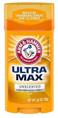 ARM & HAMMER ULTRAMAX Anti-Perspirant Deodorant Solid Unscented 2.60 oz (Pack of 3)