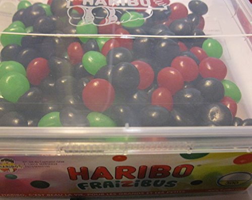 HARIBO - Fraizibus - Bonbons Aux Fruits Rouges - Sans Colorants Artificiels & Sans Gélatine - Boîte de 300 Bonbons