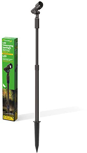 Malibu Low Voltage LED Telescoping Spotlight Wall Light Outdoor Spotlight Waterproof Lighting for Driveway, Yard, Lawn, Flood, Garden, Outdoor Lighting 8406-2606-01
