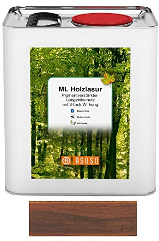 Asuso Holzlasur LANGZEITSCHUTZ 3 L palisander