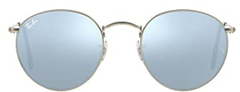 Ray-Ban Unisex Rb 3447 Sonnenbrille, Gold (Matte Silver Light Green Mirror Silver 019/30), 50 mm EU
