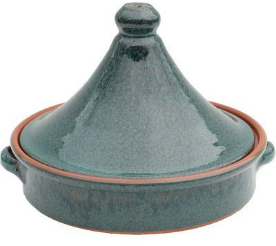 Amazing Cookware Terracotta Tagine 25cm Peacock Green