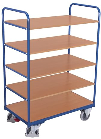 Etagenwagen hoch Traglast (kg): 250 Ladefläche: 850 x 500 mm RAL 5010 Enzianblau