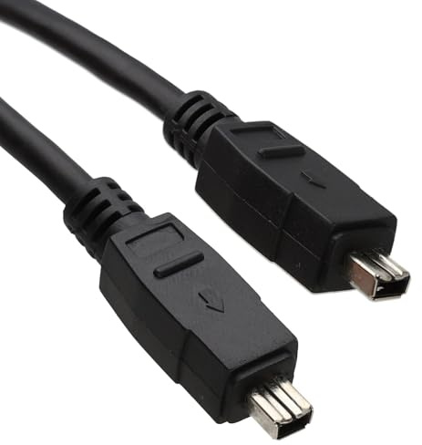 kenable Firewire IEEE-1394 DV Kabel 4 Zum 4 Polig - 3 m - DV Ausgang Zum Laptop [3 Meter/3m]