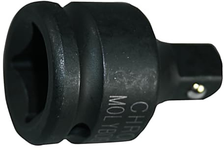 SW-Stahl 07937L Impact-Reduzieradapter 3/4 auf 1/2, Schlagschrauberfest | Premium Chrom-Molybdän-Stahl, Reduzierstück für Schlagschrauber, 20 mm auf 12,5 mm Vierkant, Profi Kraft-Adapter lose