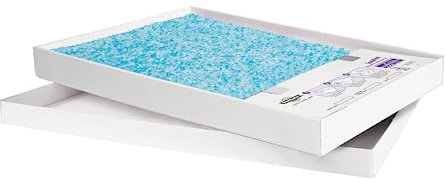 PetSafe Bandeja de Arena de Cristal Azul de Repuesto ScoopFree - Arenero con Control de Olores, Sin Polvo, Protección contra Fugas - Pack de 1