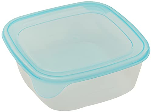 CURVER 3-teiliger Becher, transparent und blau, 16 x 16 x 11 cm