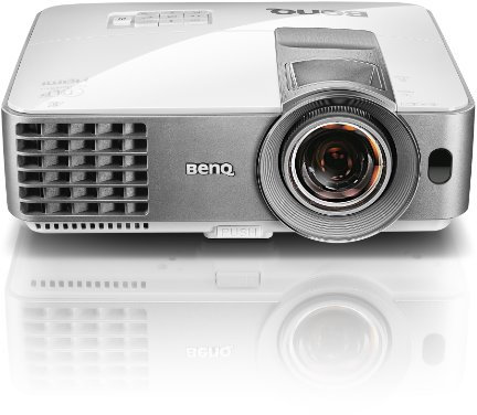 BenQ MW632ST - Proyector DLP Tiro Corto (65” a 1 m, WXGA, Zoom 1.2X, 3200 lumens, Altavoz 10X Incorporado, HDMI) Color Blanco