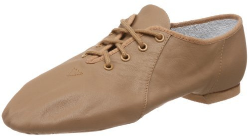 Bloch Dance Jazzsoft - Zapatos de Jazz de Cuero con Suela Dividida para Mujer, Tan, 38.5 EU