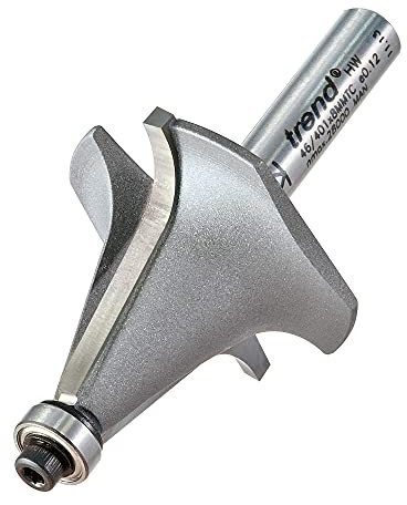 Trend Professioneller Spiralfräser mit Linksdrehung, 1/2 Zoll Schaft, 12,7 mm Schnittdurchmesser & 38 mm Schnittlänge, Aus Vollhartmetall, S55/5LHX1/2STC