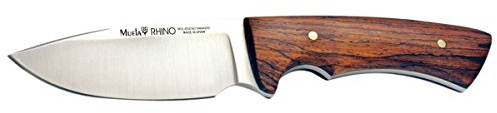 ELECTROPOLIS Jagdmesser Muela Rhino Cocobolo Holzgriff, Klinge 10 cm, Gewicht 220 Gramm + Mehrzweck-Geschenkkarte
