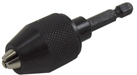 Schnellspann-Bohrfutter mit 6-Kant-Schaft, Spannweite 0,5 - 6,5 mm