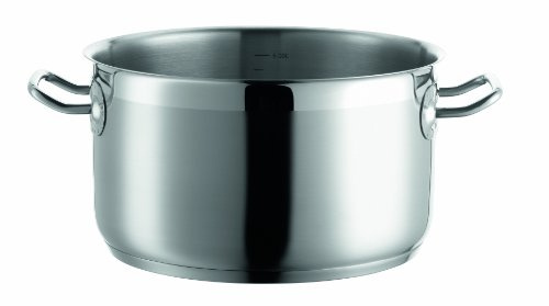 Mäser, Serie Professional, Fleischtopf 24 cm, Topf aus hochwertigem Edelstahl 18/10, Induktion, Literskala