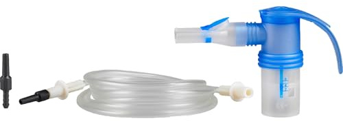 PARI LC SPRINT XLent - Vernebler-Austauschset mit Schlauchadapter | Für Hals & Rachen, PARI LC SPRINT XLent Vernebler mit transparentem Düsenaufsatz & Adapter passend für alle PARI Kompressoren