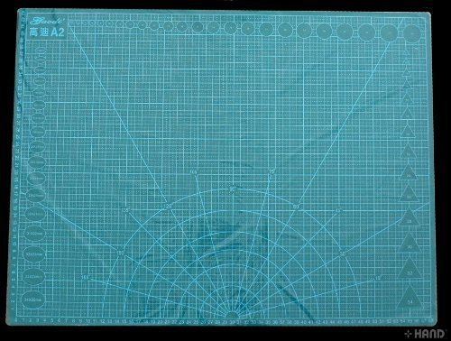 A2 450 mm x 600 mm nicht rutschig + DELUXE BEIDSEITIG Schneidematte - Selbstheilung!