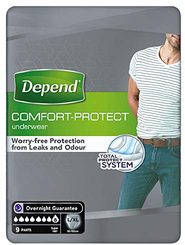 Comfort-Protect Underwear L/XL Depend 9 Pezzi