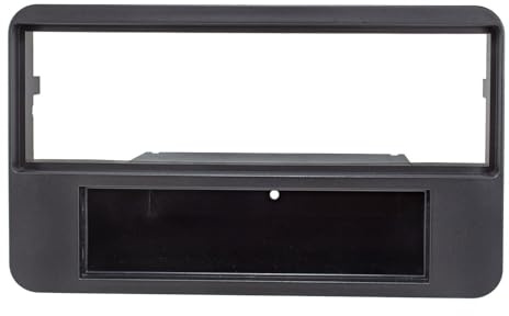 tomzz Audio 2402-012 Radioblende kompatibel mit Alfa Romeo 159 Brera Spider schwarz (Fahrzeuge ohne OEM-Navi)