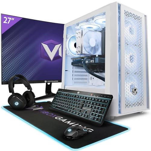 Vibox VII-6 Gaming PC Bundle • Intel Core i7 12700KF 5.0GHz • Nvidia RTX 4060 8GB • 16GB RAM • 1TB SSD • Windows 11 • 24 Monitor • WiFi