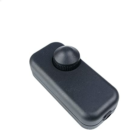 BeMatik - Potentiometer mit Schalter Dimmer in schwarz