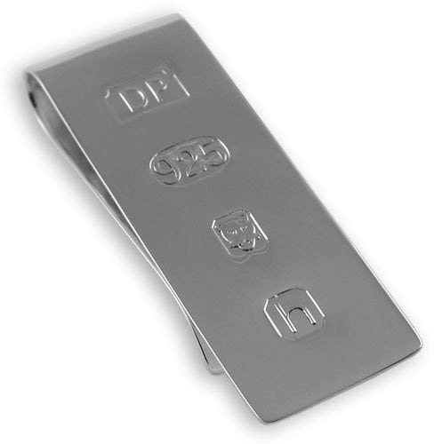 Geldklammer aus 925er-Sterlingsilber in Geschenkbox – James-Bond-Edition