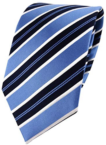 TigerTie Designer Seidenkrawatte in gestreift